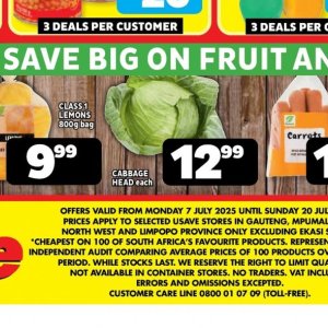 Cabbage at Usave
