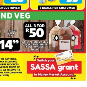 Potatoes at Usave
