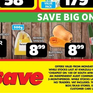 Bananas at Usave