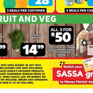 Spinach at Usave