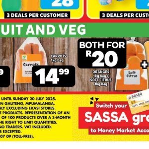 Carrots at Usave