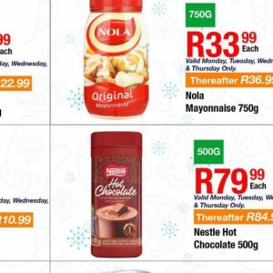 Mayonnaise at Take n Pay