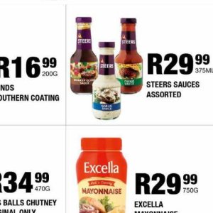 Sauces at Take n Pay