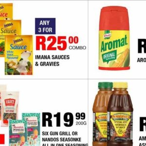 Sauces at Take n Pay