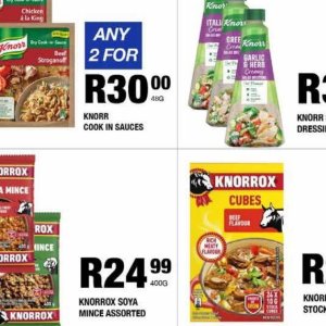Sauces at Take n Pay