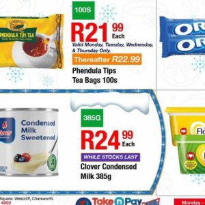 Tea at Take n Pay