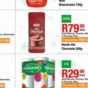 Chocolate at Take n Pay