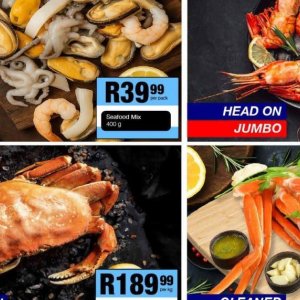 Seafood at Take n Pay