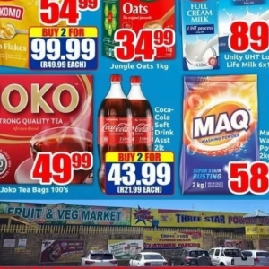 Cola at Three Star Cash and Carry