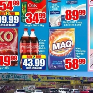 Cola at Three Star Cash and Carry