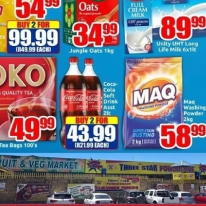 Cola at Three Star Cash and Carry