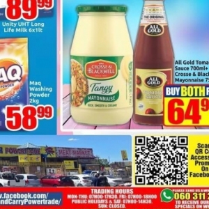 Mayonnaise at Three Star Cash and Carry