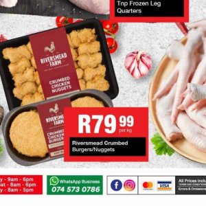 Burgers at Take n Pay