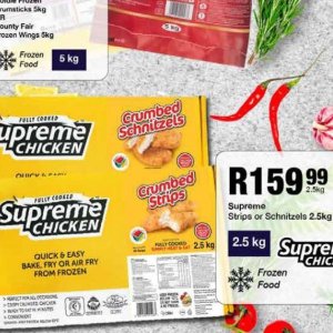 Schnitzel at Take n Pay