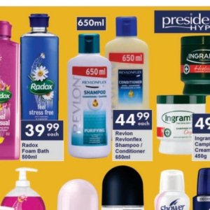 Shampoo at President Hyper