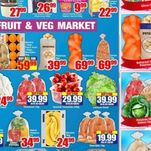 Potatoes at Three Star Cash and Carry