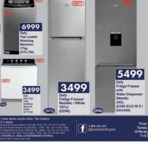 Refrigerator at President Hyper