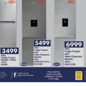 Refrigerator at President Hyper