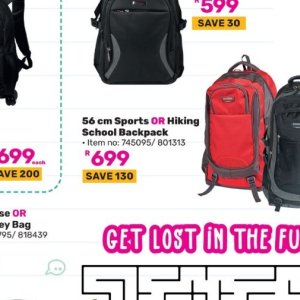 Backpack at Game