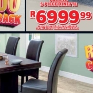 Dining room set at Lewis