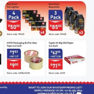 Paper at Africa Cash and Carry