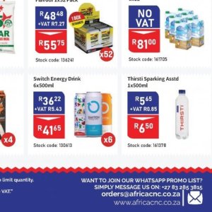 Switch at Africa Cash and Carry