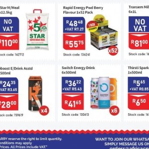 Switch at Africa Cash and Carry