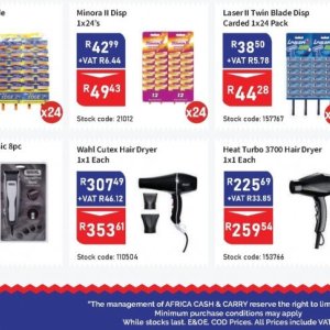 Dryer at Africa Cash and Carry