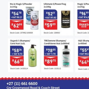 Shampoo at Africa Cash and Carry