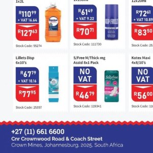   at Africa Cash and Carry