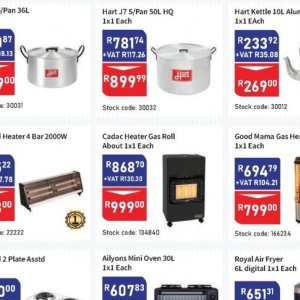 Heater at Africa Cash and Carry