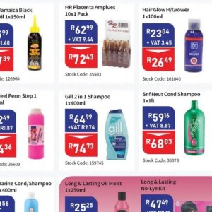 Shampoo at Africa Cash and Carry