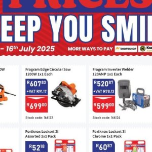 Saw at Africa Cash and Carry