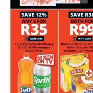 Fizzy drink at Checkers