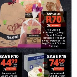 Potatoes at Checkers