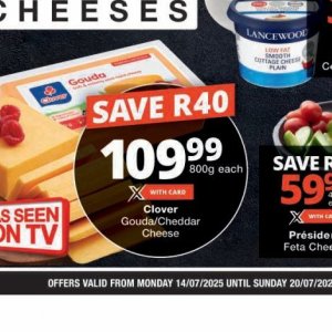 Cheese at Checkers