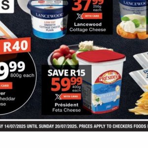 Cheese at Checkers