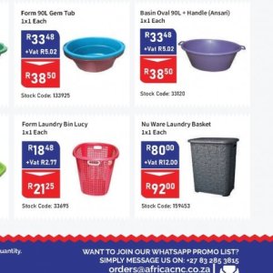 Basket at Africa Cash and Carry