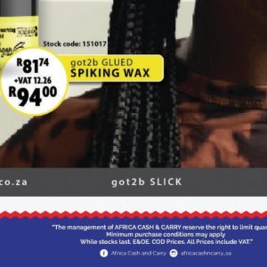   at Africa Cash and Carry