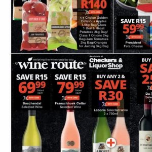 Wine at Checkers