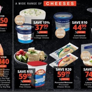 Cottage cheese at Checkers