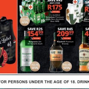 Gin at Checkers