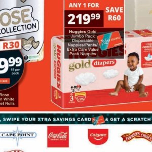 Diapers at Checkers