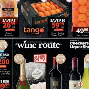 Wine at Checkers