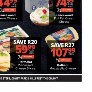 Mozzarella at Checkers