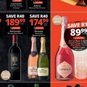 Wine at Checkers