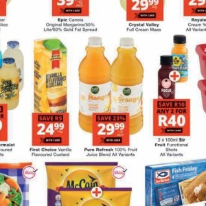 Mango at Checkers