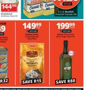Olive oil at Checkers