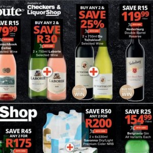 Wine at Checkers