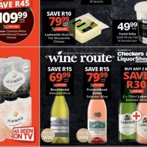 Wine at Checkers